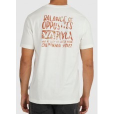 Camiseta Manga Corta RVCA Cranes Blanca